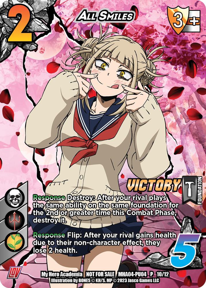 All Smiles (Plus Ultra Pack 4 Victory), UniVersus: My Hero Academia Promo Cards MHA-PU04 P 10/12