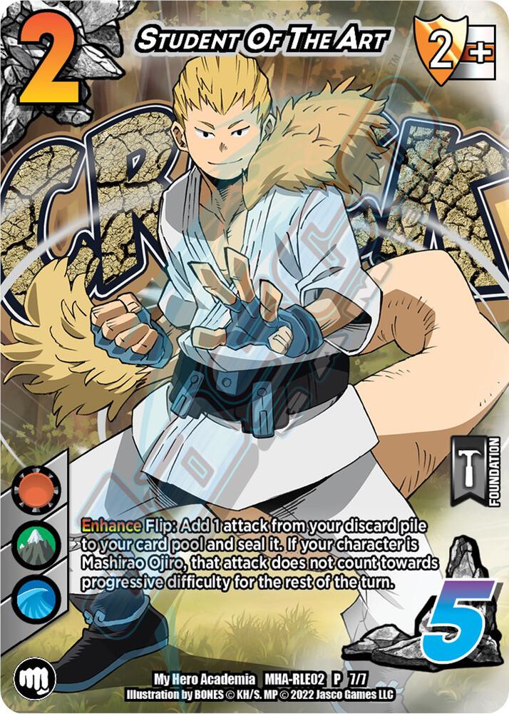 Student of the Art (Regional License Exam 2022), UniVersus: My Hero Academia Promo Cards MHA-RLE02 P 7/7