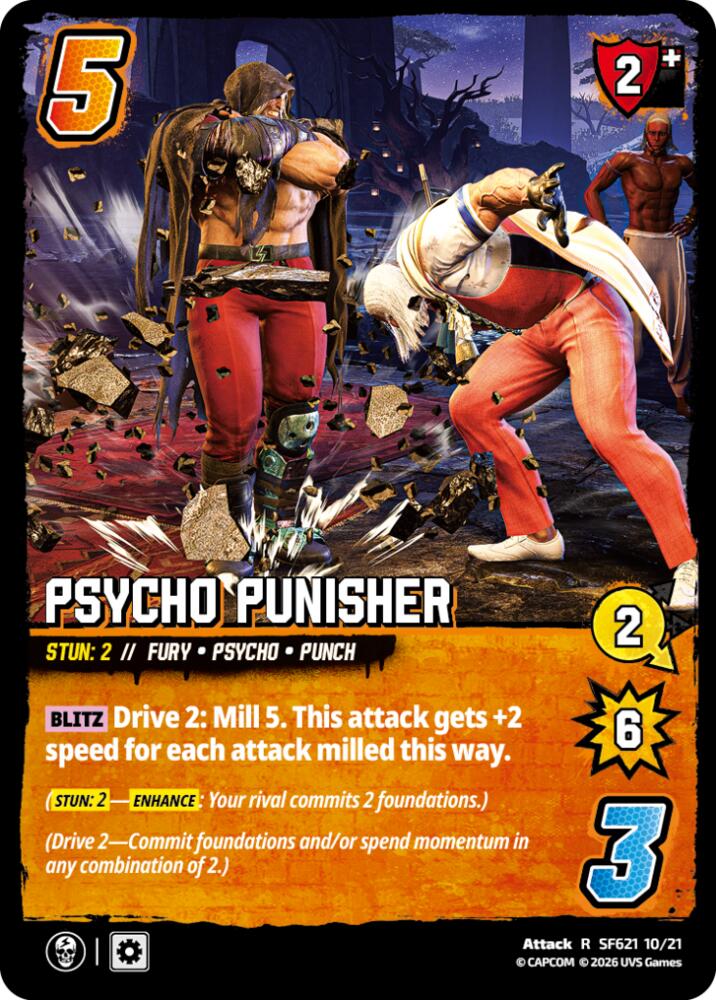 Psycho Punisher, Challenger Series: Street Fighter 6 - Series 2 SF621 10/21