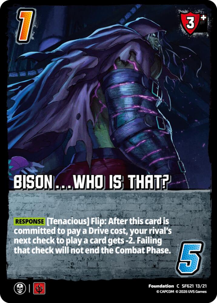 Bison . . . Who Is That?, Challenger Series: Street Fighter 6 - Series 2 SF621 13/21