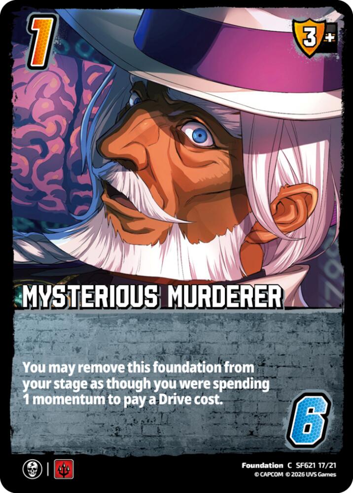 Mysterious Murderer, Challenger Series: Street Fighter 6 - Series 2 SF621 17/21