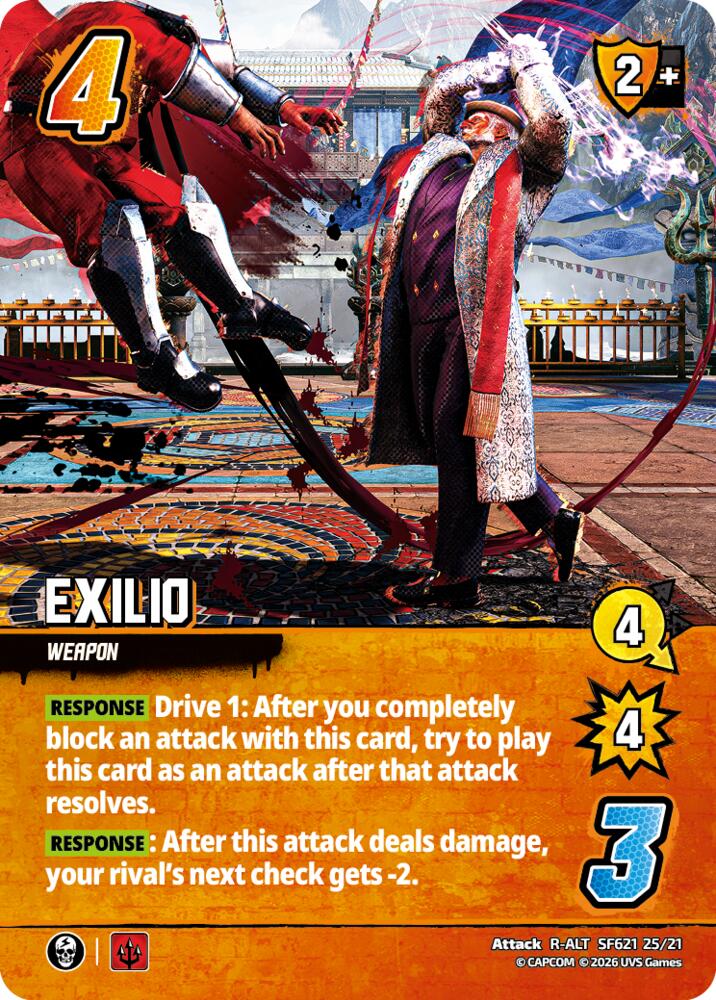 Exilio (Alternate Art), Challenger Series: Street Fighter 6 - Series 2 SF621 25/21