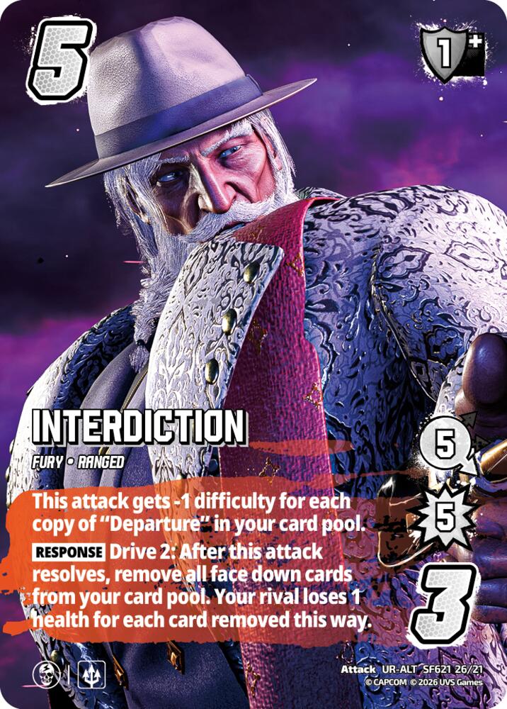 Interdiction (Alternate Art), Challenger Series: Street Fighter 6 - Series 2 SF621 26/21