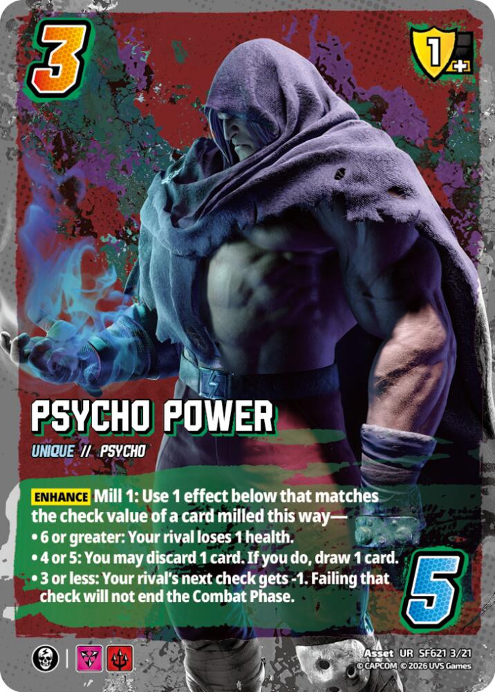 Psycho Power, Challenger Series: Street Fighter 6 - Series 2 SF621 3/21