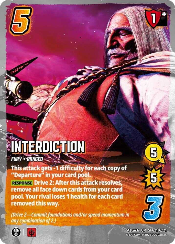Interdiction, Challenger Series: Street Fighter 6 - Series 2 SF621 6/21