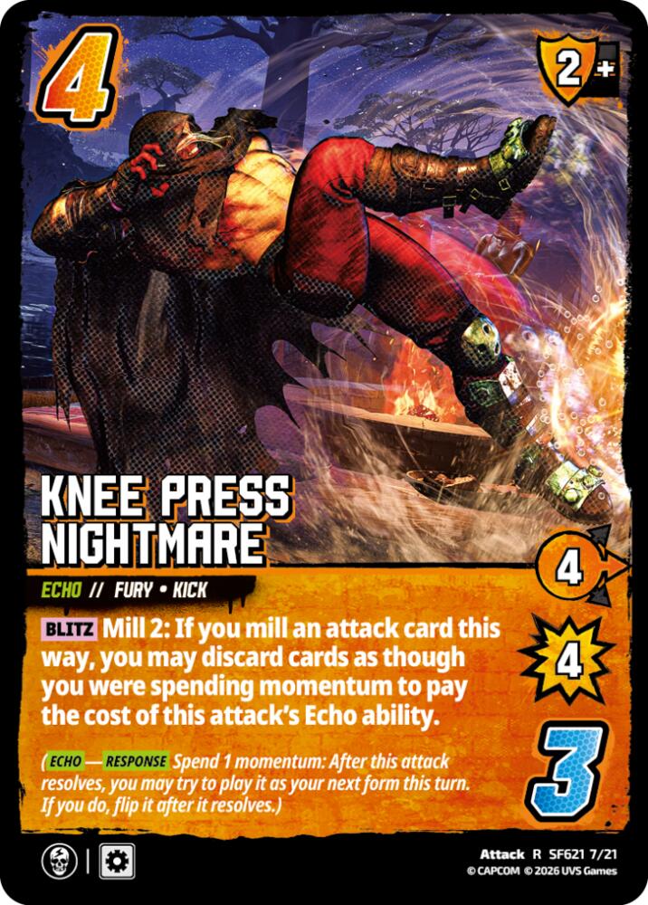 Knee Press Nightmare, Challenger Series: Street Fighter 6 - Series 2 SF621 7/21