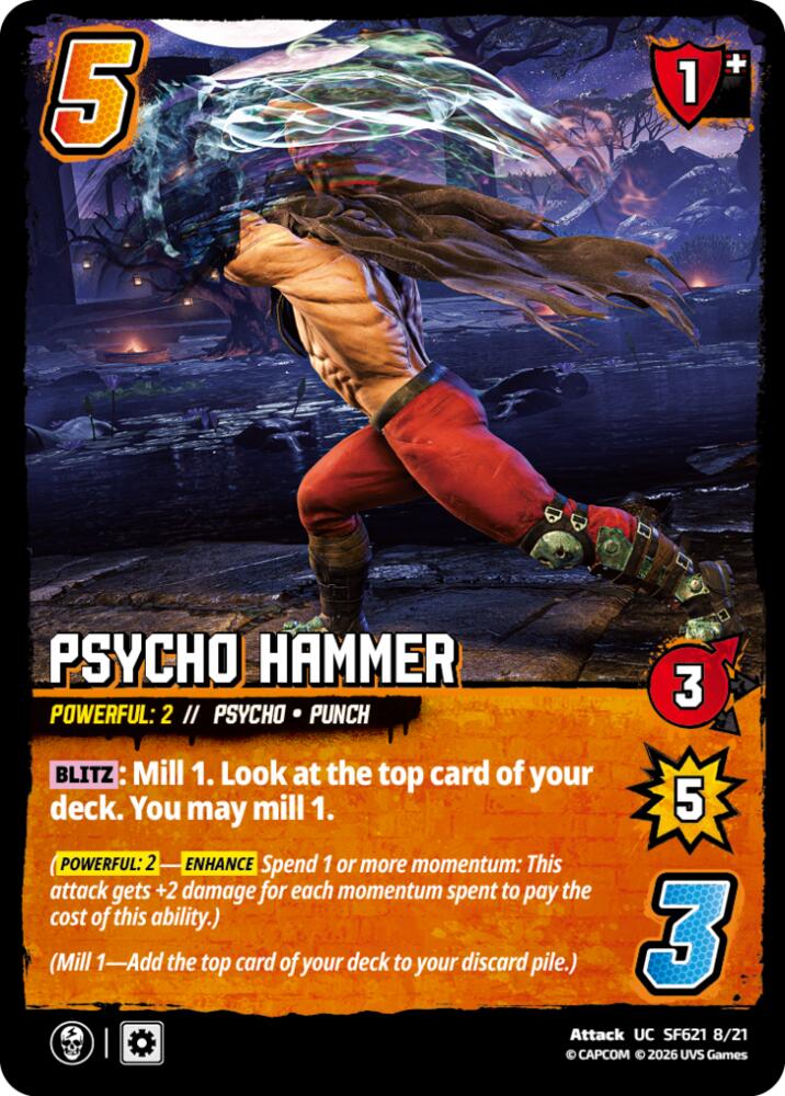 Psycho Hammer, Challenger Series: Street Fighter 6 - Series 2 SF621 8/21