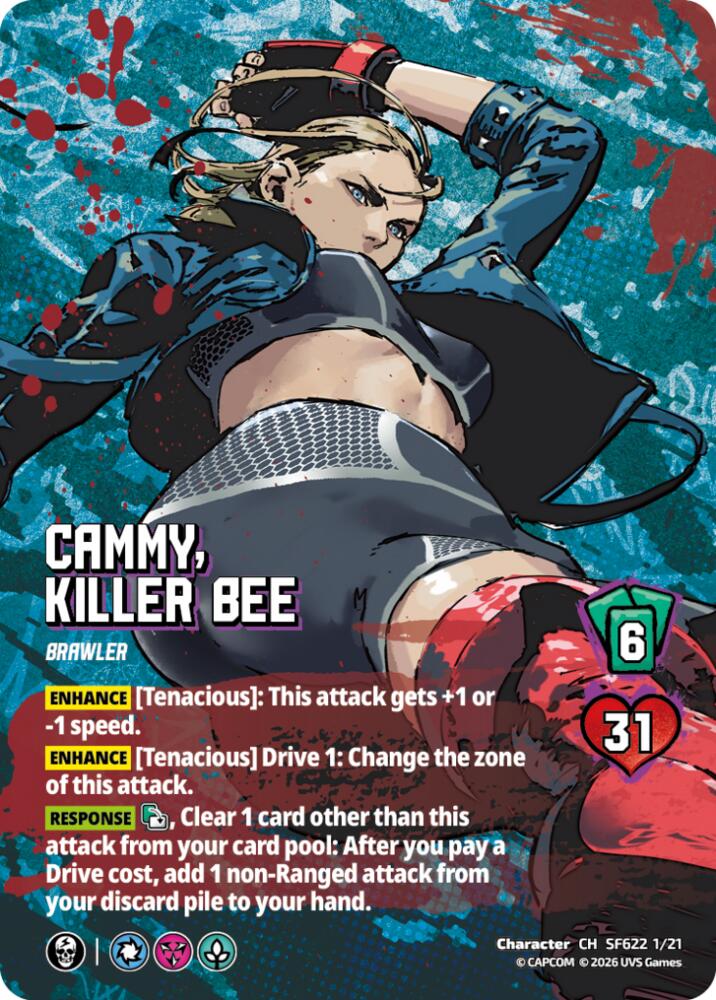 Cammy, Killer Bee, Challenger Series: Street Fighter 6 - Series 2 SF622 1/21