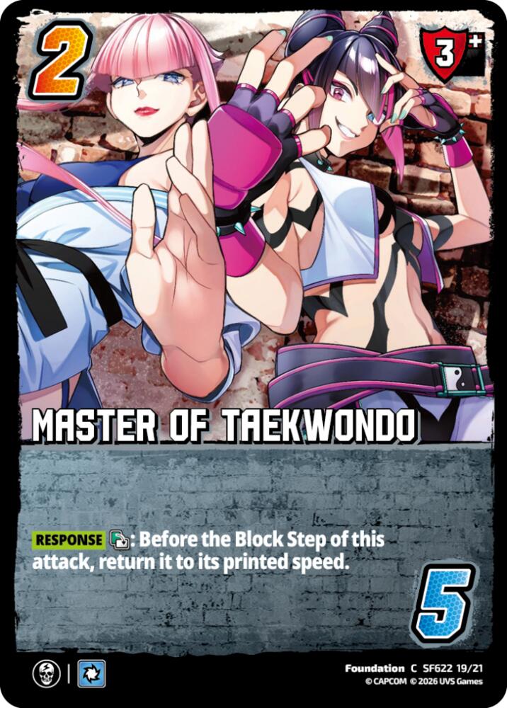 Master of Taekwondo, Challenger Series: Street Fighter 6 - Series 2 SF622 19/21