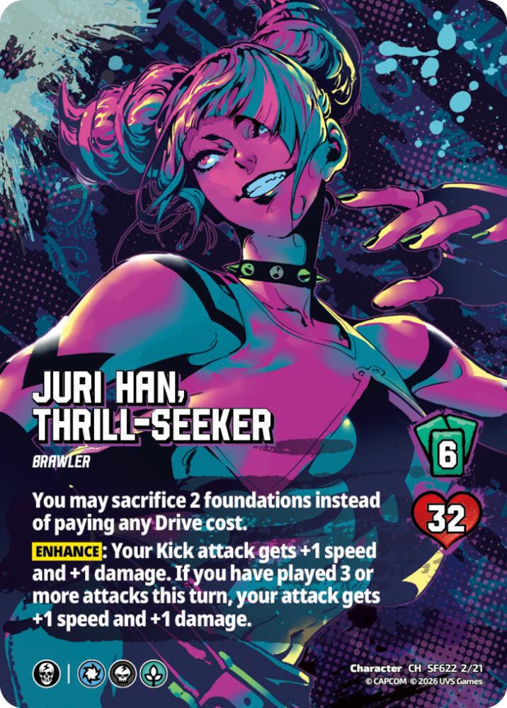 Juri Han, Thrill-Seeker, Challenger Series: Street Fighter 6 - Series 2 SF622 2/21