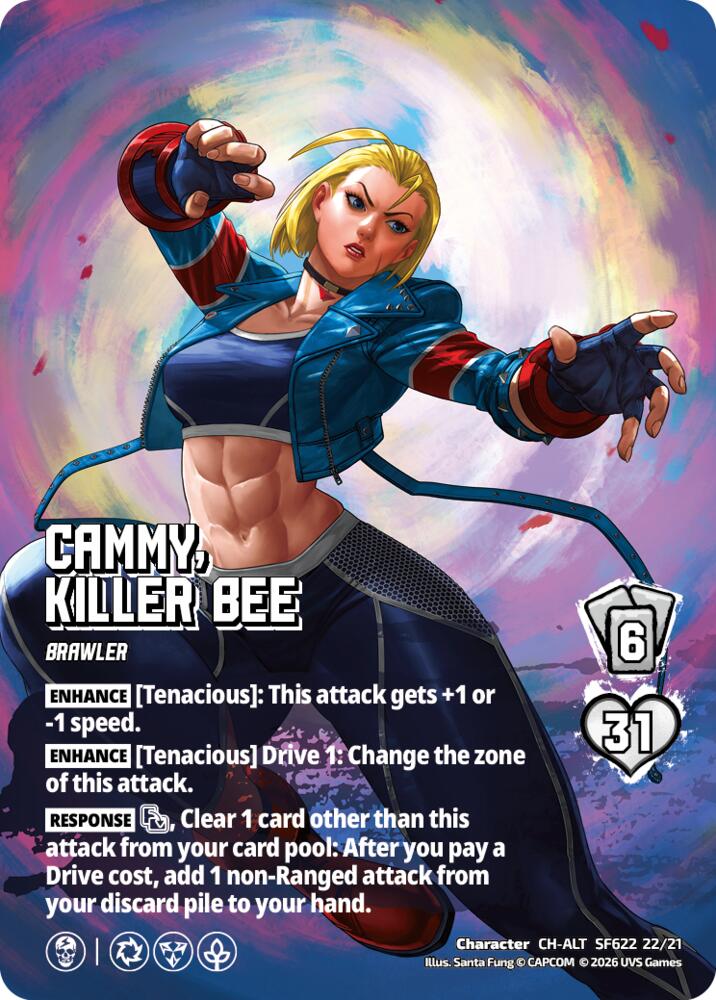 Cammy, Killer Bee (Alternate Art), Challenger Series: Street Fighter 6 - Series 2 SF622 22/21