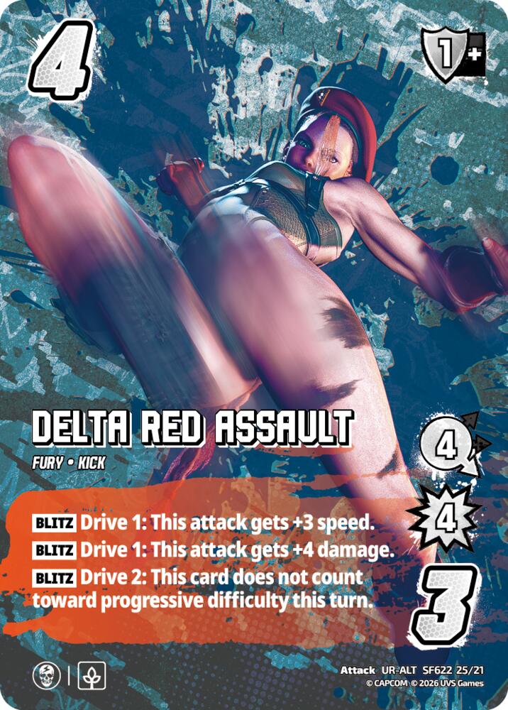 Delta Red Assault (Alternate Art), Challenger Series: Street Fighter 6 - Series 2 SF622 25/21