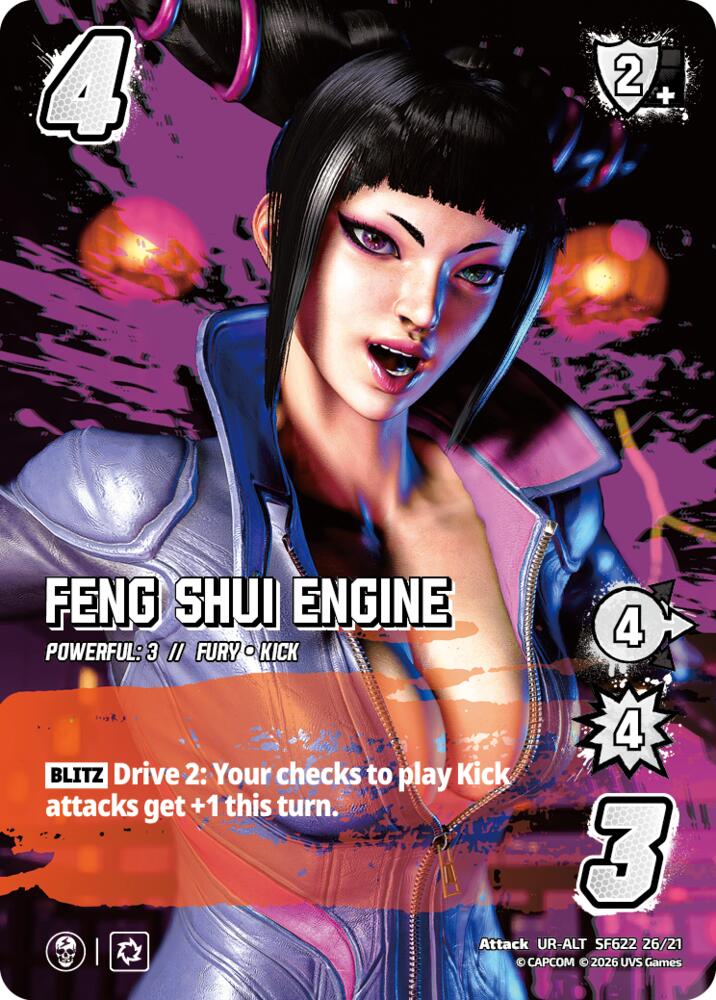 Feng Shui Engine (Alternate Art), Challenger Series: Street Fighter 6 - Series 2 SF622 26/21