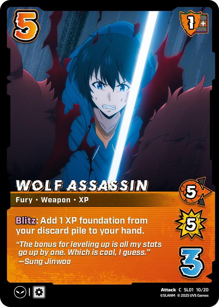 Wolf Assassin, Challenger Series: Solo Leveling SL01 10/20