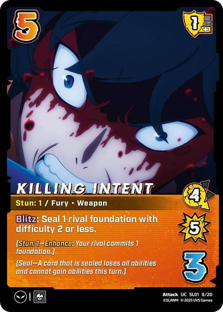 Killing Intent, Challenger Series: Solo Leveling SL01 8/20