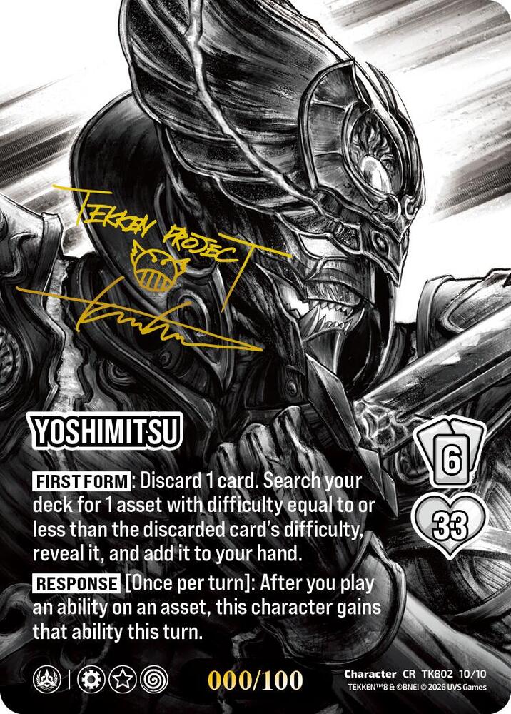 Yoshimitsu  (Autograph Version), TEKKEN 8 TK802 10/10