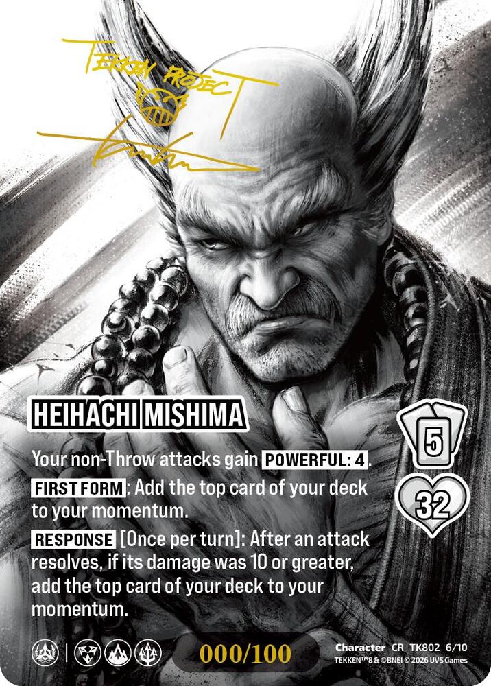 Heihachi Mishima (Autograph Version), TEKKEN 8 TK802 6/10