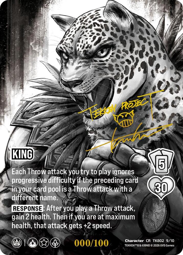 King  (Autograph Version), TEKKEN 8 TK802 9/10