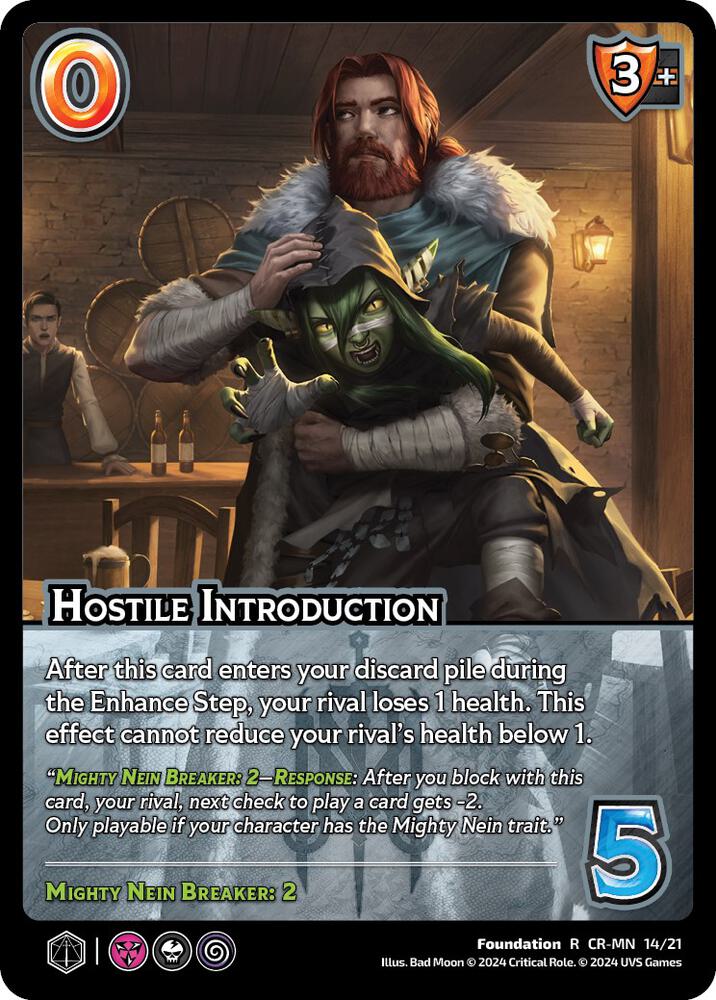 Hostile Introduction, Challenger Series: Vox Machina and Mighty Nein CR-MN 14/21