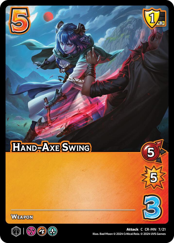 Hand-Axe Swing, Challenger Series: Vox Machina and Mighty Nein CR-MN 7/21