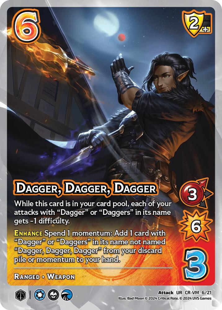 Dagger, Dagger, Dagger, Challenger Series: Vox Machina and Mighty Nein CR-VM 6/21