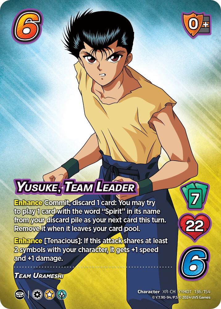 Yusuke, Team Leader (XR), Yu Yu Hakusho: Dark Tournament 136/154