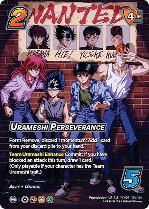 Urameshi Perseverance (Alternate Art), Yu Yu Hakusho: Dark Tournament 154/154