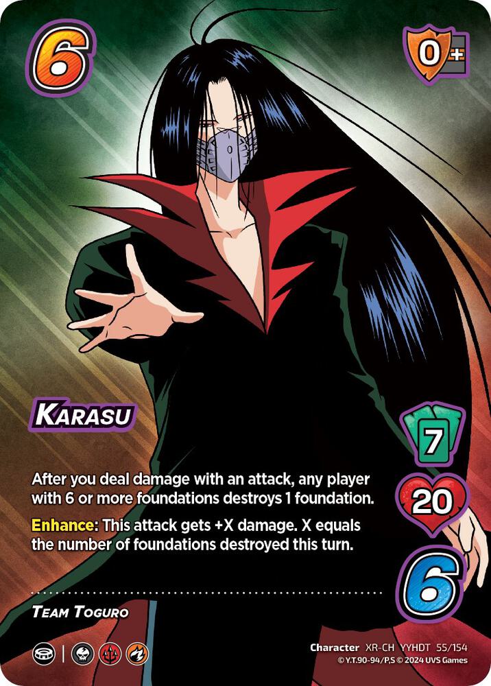 Karasu (XR), Yu Yu Hakusho: Dark Tournament 55/154