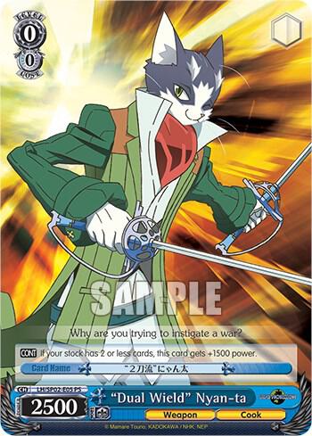 "Dual Wield" Nyan-ta, LOG HORIZON Power Up Set LG/SP02-E5 PS