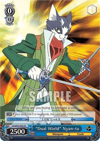 "Dual Wield" Nyan-ta, LOG HORIZON Power Up Set LG/SP02-E5 PS
