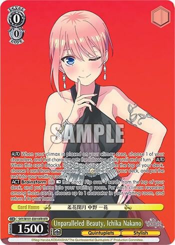 Unparalleled Beauty, Ichika Nakano (OFR), The Quintessential Quintuplets Movie 5HY/W101-E001OFR OFR