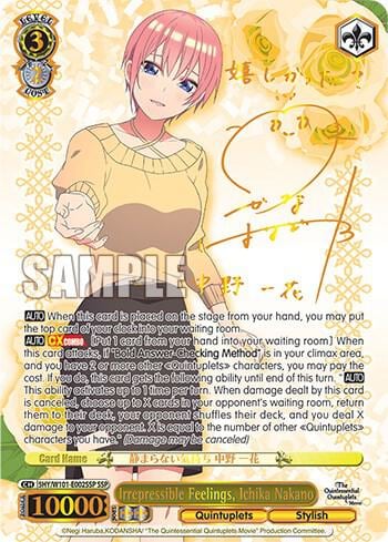 Irrepressible Feelings, Ichika Nakano (SSP), The Quintessential Quintuplets Movie 5HY/W101-E002SSP SSP