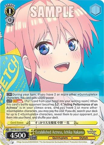 Established Actress, Ichika Nakano (SR), The Quintessential Quintuplets Movie 5HY/W101-E009S SR