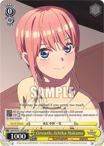 Growth, Ichika Nakano (SR), The Quintessential Quintuplets Movie 5HY/W101-E014S SR
