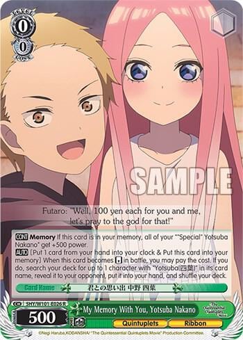 My Memory With You, Yotsuba Nakano, The Quintessential Quintuplets Movie 5HY/W101-E026 R