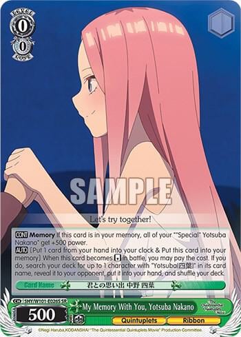 My Memory With You, Yotsuba Nakano (SR), The Quintessential Quintuplets Movie 5HY/W101-E026S SR