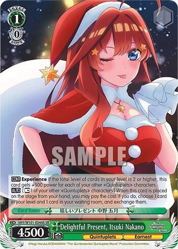 Delightful Present, Itsuki Nakano (SR), The Quintessential Quintuplets Movie 5HY/W101-E044S SR