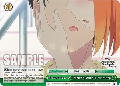 Parting With a Memory, The Quintessential Quintuplets Movie 5HY/W101-E049 CC