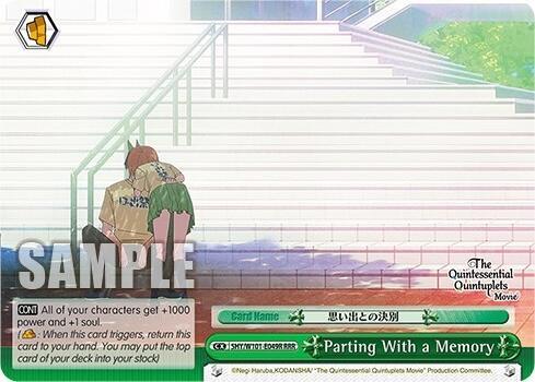 Parting With a Memory (RRR), The Quintessential Quintuplets Movie 5HY/W101-E049R RRR