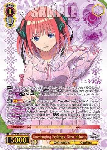 Unchanging Feelings, Nino Nakano (SSP), The Quintessential Quintuplets Movie 5HY/W101-E051SSP SSP