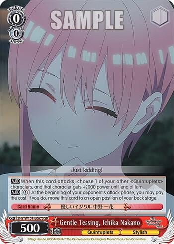 Gentle Teasing, Ichika Nakano (SR), The Quintessential Quintuplets Movie 5HY/W101-E067S SR