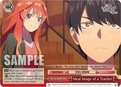 Ideal Image of a Teacher, The Quintessential Quintuplets Movie 5HY/W101-E075 CR