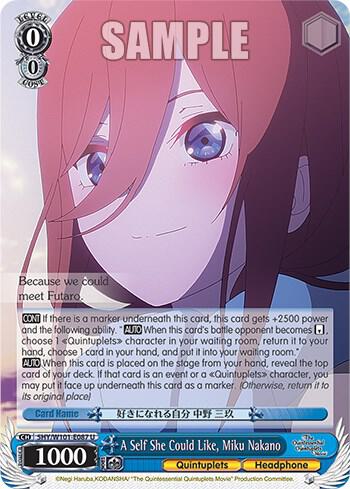 A Self She Could Like, Miku Nakano, The Quintessential Quintuplets Movie 5HY/W101-E087 U