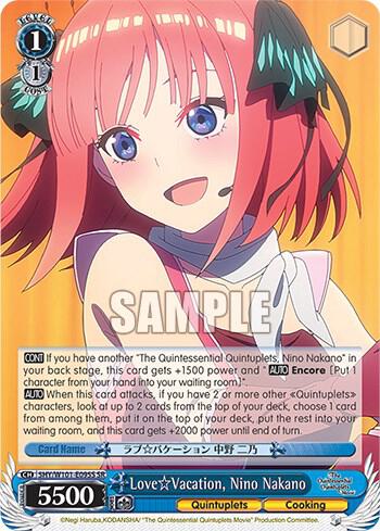 Love Vacation, Nino Nakano (SR), The Quintessential Quintuplets Movie 5HY/W101-E095S SR