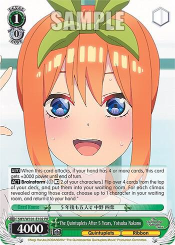 The Quintuplets After 5 Years, Yotsuba Nakano, The Quintessential Quintuplets Movie 5HY/W101-E102
