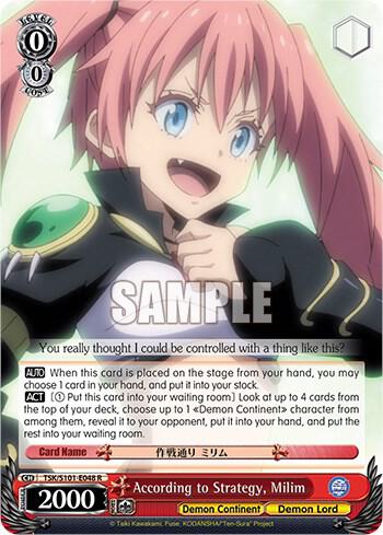 According to Strategy, Milim, That Time I Got Reincarnated as a Slime Vol.3 TSK/S101-E048 R
