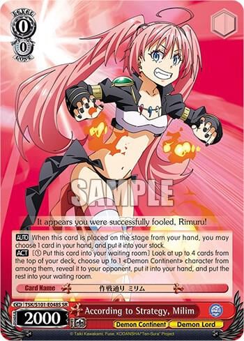 According to Strategy, Milim (SR), That Time I Got Reincarnated as a Slime Vol.3 TSK/S101-E048S SR
