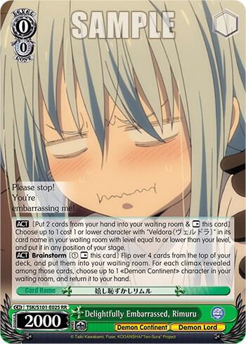 Delightfully Embarrassed, Rimuru, That Time I Got Reincarnated as a Slime Vol.3 TSK/S101-E025 RR