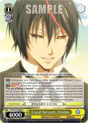 Loyal Servant, Diablo, That Time I Got Reincarnated as a Slime Vol.3 TSK/S101-E005 R