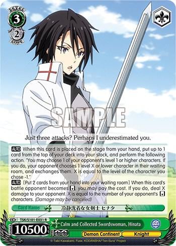 Calm and Collected Swordswoman, Hinata, That Time I Got Reincarnated as a Slime Vol.3 TSK/S101-E031 R